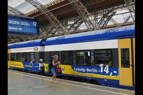 Veolia's Interconnex service between Leipzig, Berlin, Rostock and Warnemünde ended in December 2014.